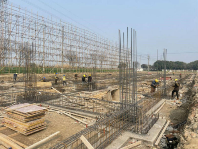 江蘇如東 項目施工現場“熱力圖”持續升溫 項目建設“沖鋒號”響徹云霄